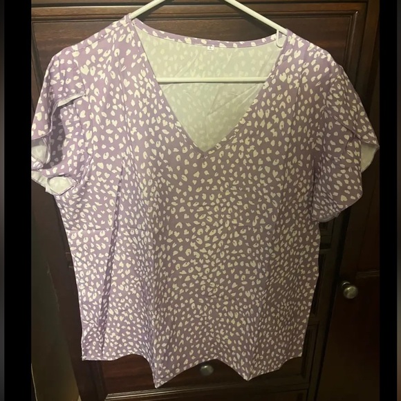 Tops - LEOPARD PRINT WOMENS BLOUSE